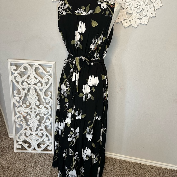 Ava & Viv Dresses | Floral Dress | Color: Black/White | Size: 1X - Picture 3 of 9